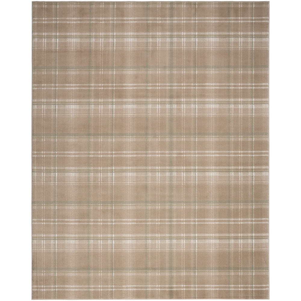 Nourison Grafix Plaid Farmhouse Area Rug