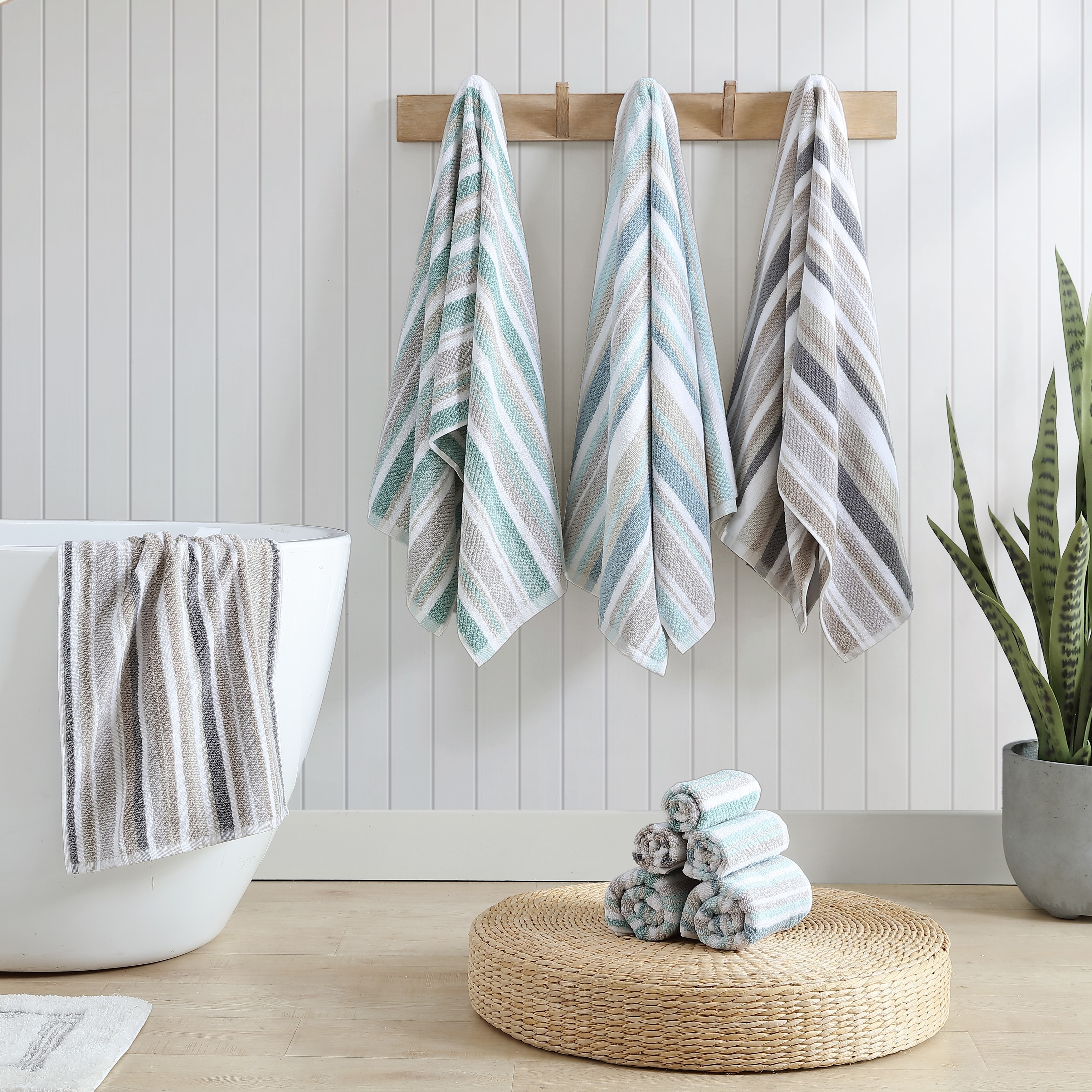 Tommy Bahama Ocean Bay Stripe Cotton Terry 3-piece Towel Set