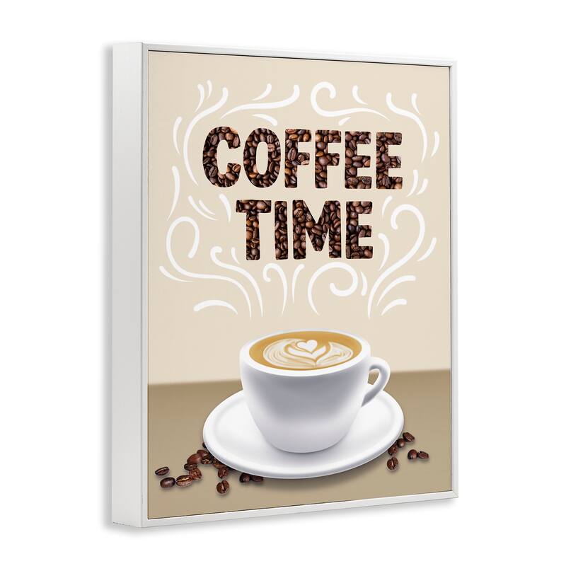 Stupell Traditional Coffee Time Brew Framed Giclee Art Design By Marcus Prime