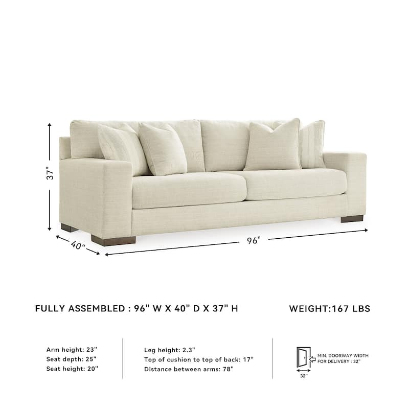 Signature Design by Ashley Maggie Sofa - 96"W x 40"D x 37"H