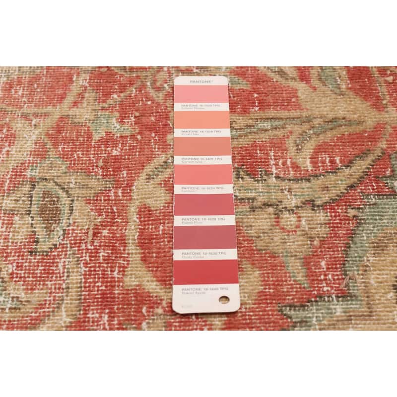 ECARPETGALLERY Hand-knotted Antalya Vintage Red Wool Rug - 8'0 x 11'7