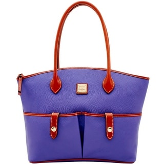 Purple Dooney Bourke Handbags Our Best Clothing Shoes Dooney Bourke Pebble Grain Crescent Tote Introduced By At 268 In
