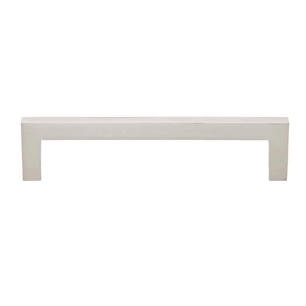 Gliderite 5-inch CC Solid Square Cabinet Bar Pull Handle Satin Nickel - Satin NIckel