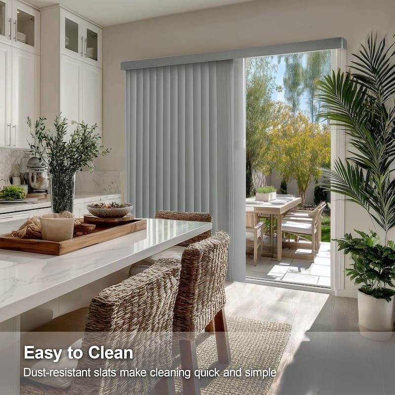 Cordless Vertical Blinds Oxford Alabaster