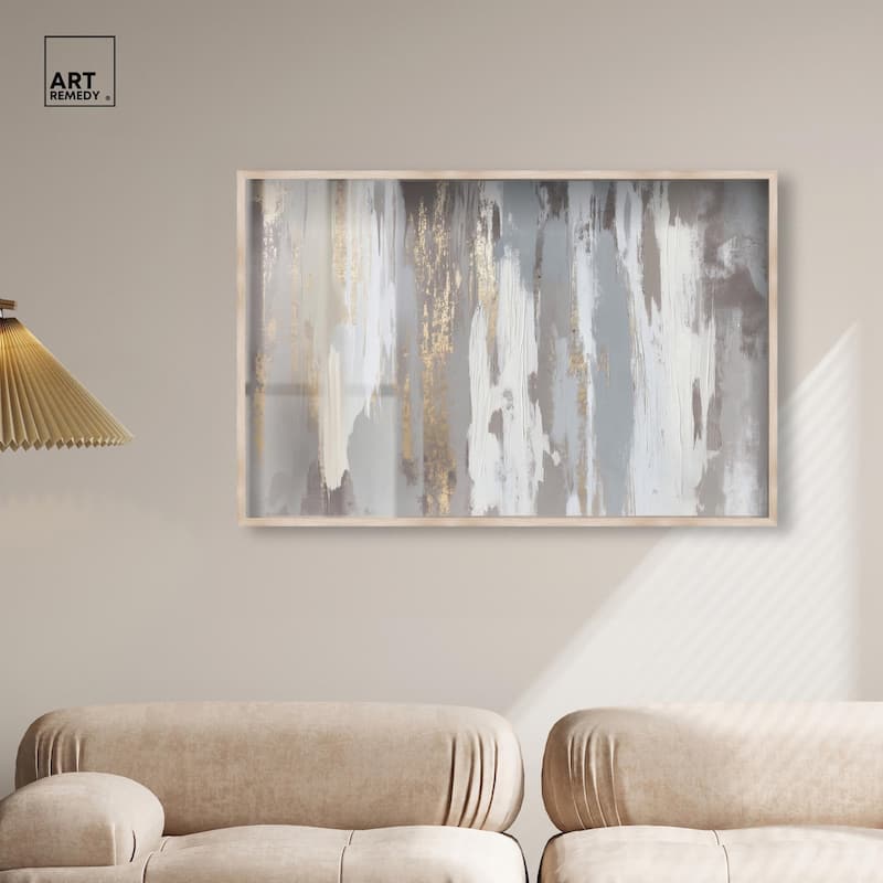 Flooding Gold II Shadowbox by Art Remedy