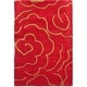 preview thumbnail 50 of 61, SAFAVIEH Handmade Soho Aloisa Roses N.Z. Wool Rug 2' x 3' - Red - Rectangle