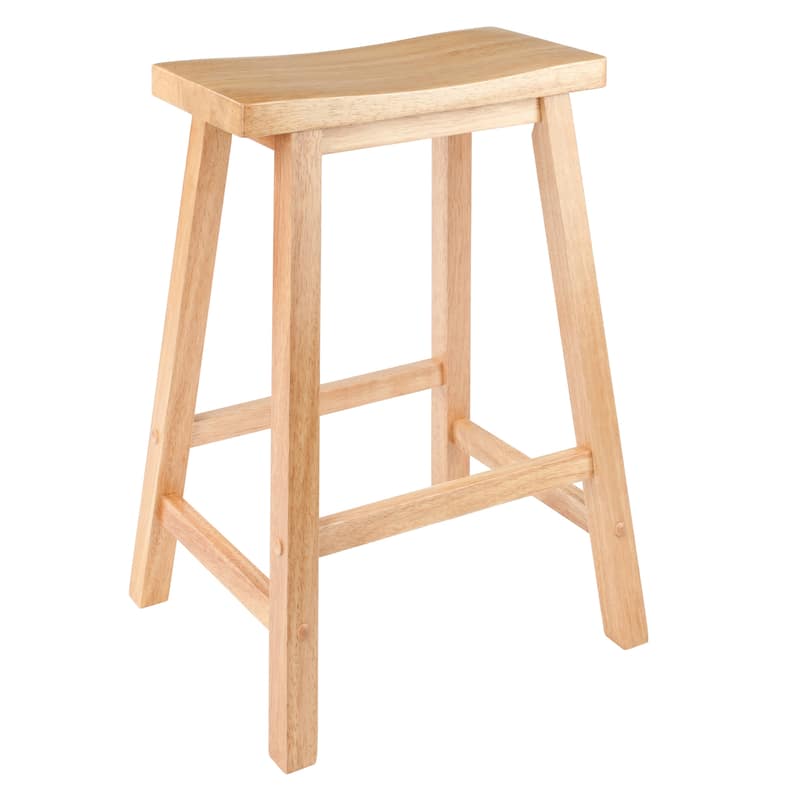 Saddle Seat Counter Stool - 17.48 x 14.47 x 24 inches