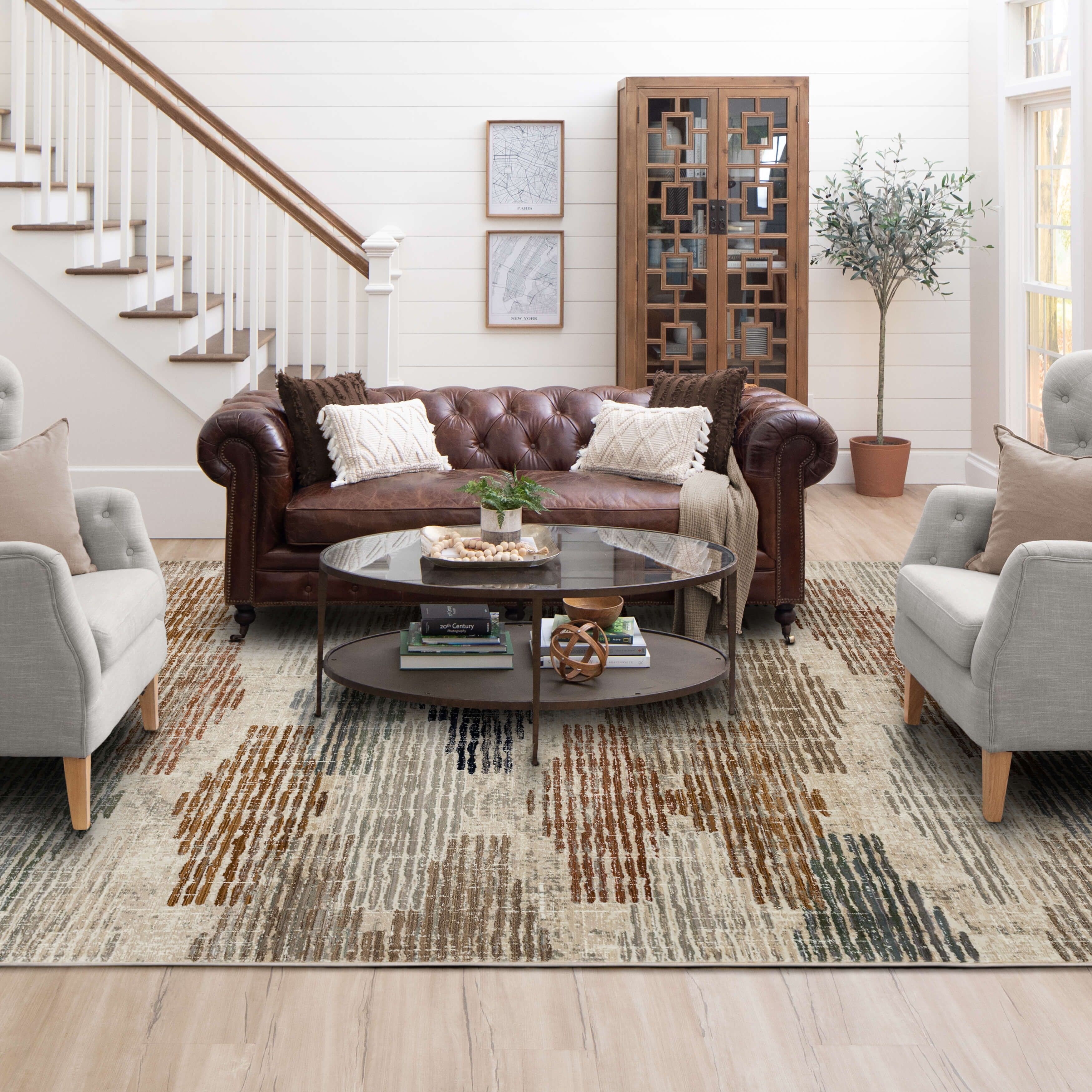 Mohawk Home Braddock Multi Geo Area Rug - Overstock - 44170076