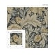 preview thumbnail 18 of 16, NextWall Acanthus Garden Floral Peel and Stick Wallpaper