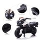 preview thumbnail 3 of 7, 6V Electric Ride On Motorcycle for Kids with Training Wheels, Battery-Powered Dirt Bike, Headlight, and Safe Control