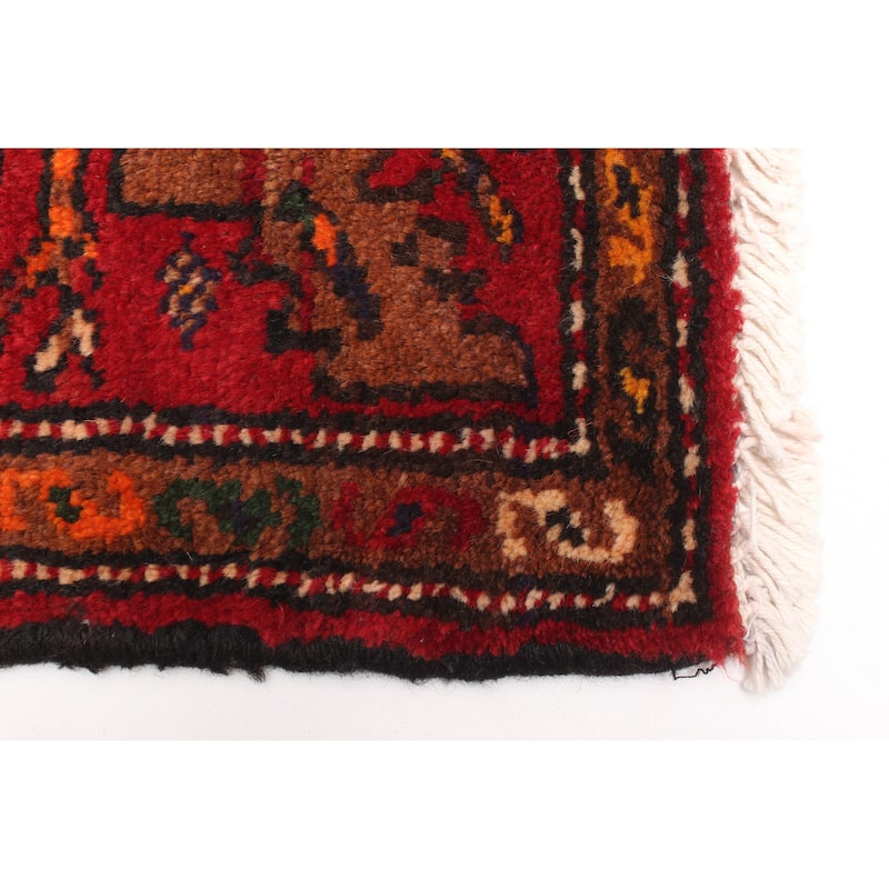 ECARPETGALLERY Hand-knotted Andelz Navy Wool Rug - 4'0 x 7'1