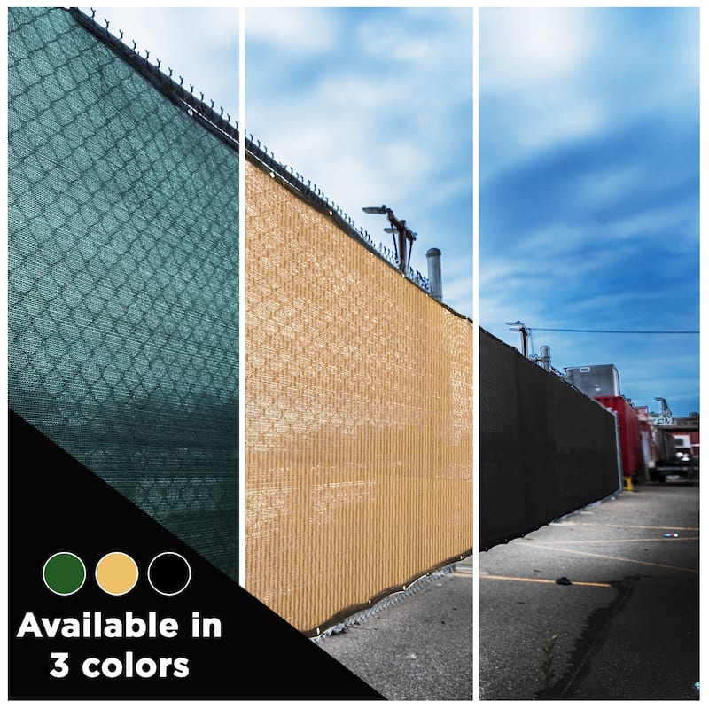Boen Privacy Netting Beige 5' x 50', w/ Reinforced Grommets
