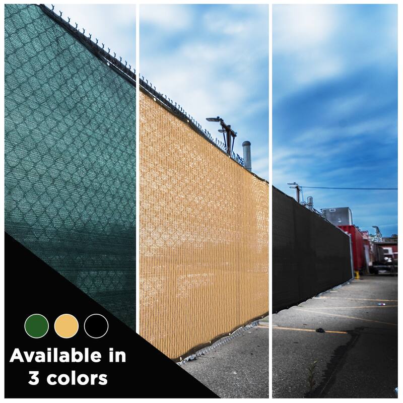 Boen Privacy Netting Green 6' x 100', w/ Reinforced Grommets