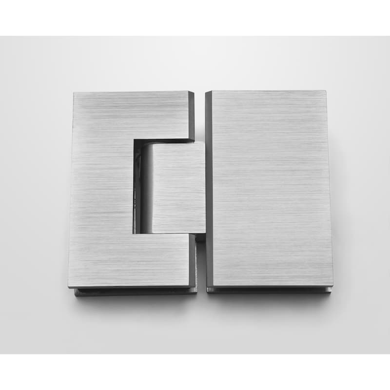 Glass Warehouse 45.25 in. W x 78 in. H Glass Hinged Pivot Frameless 3