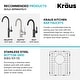 preview thumbnail 57 of 159, KRAUS Standart PRO Undermount Single Bowl Stainless Steel Kitchen Sink