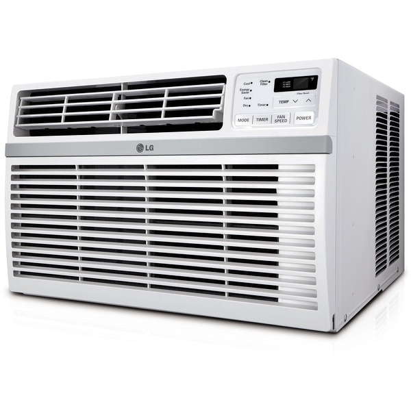 Shop Lg Lw1216er 12 000 Btu 115v Window Mounted Air Conditioner With Remote Control White Overstock 11627663