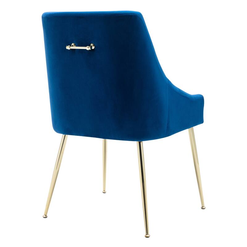 Arcadia Contemporary Velvet Upholstered Accent Chair (Set of 2)