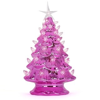 Pink Pearl Ceramic Christmas Tree - Bed Bath & Beyond - 38877742