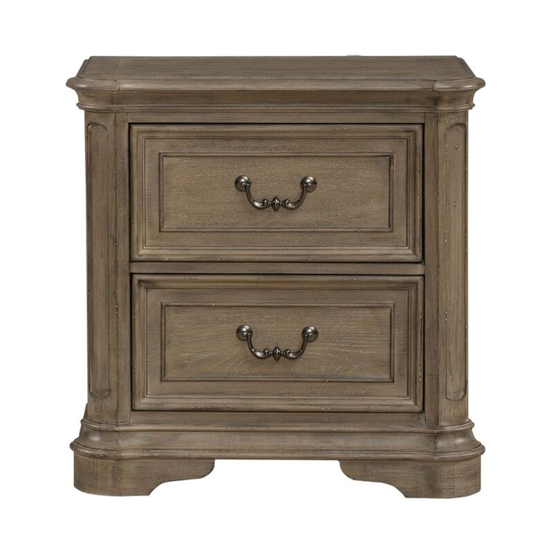 Magnolia Manor Panel Bed, Dresser and Mirror, and Nightstand Set