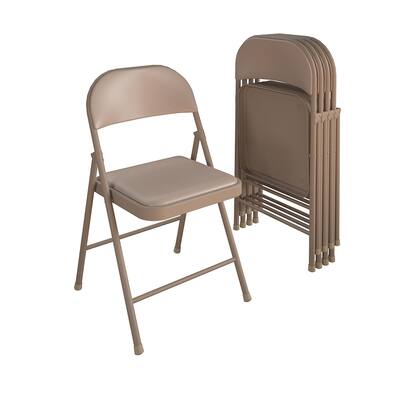 COSCO SmartFold Vinyl Folding Chair, 4-Pack