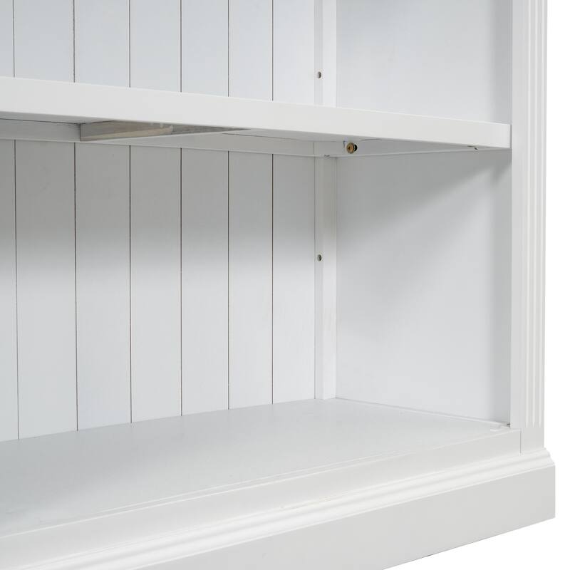 5-Tier Home Decor Bookshelves with Adjustable Storage Shelves
