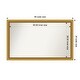 preview thumbnail 144 of 191, Wall Mirror Choose Your Custom Size - Extra Large, Townhouse Gold Wood Outer Size: 49 x 30 in