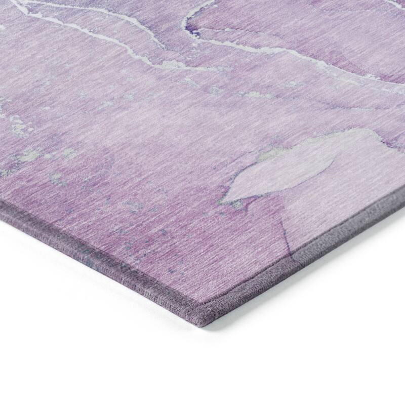 Almisi Modern Art-Inspired Weather Resistant Classic Meets Modern Outdoor Rug