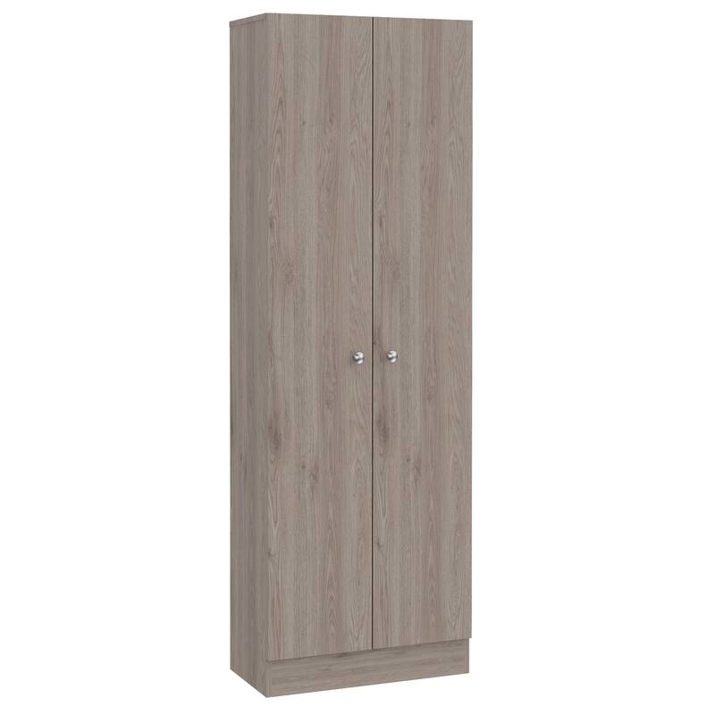 Storage Cabinet Pipestone Double Door And Pearl Finish
