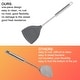 preview thumbnail 7 of 7, Silicone Turner Spatula Heat Resistant Non-scratch - 14.6" x 3.9"(L*W)