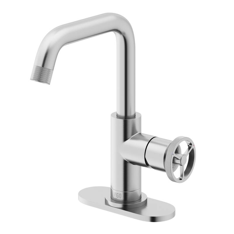 VIGO Cass 9" H Single Handle Single Hole Bathroom Faucet