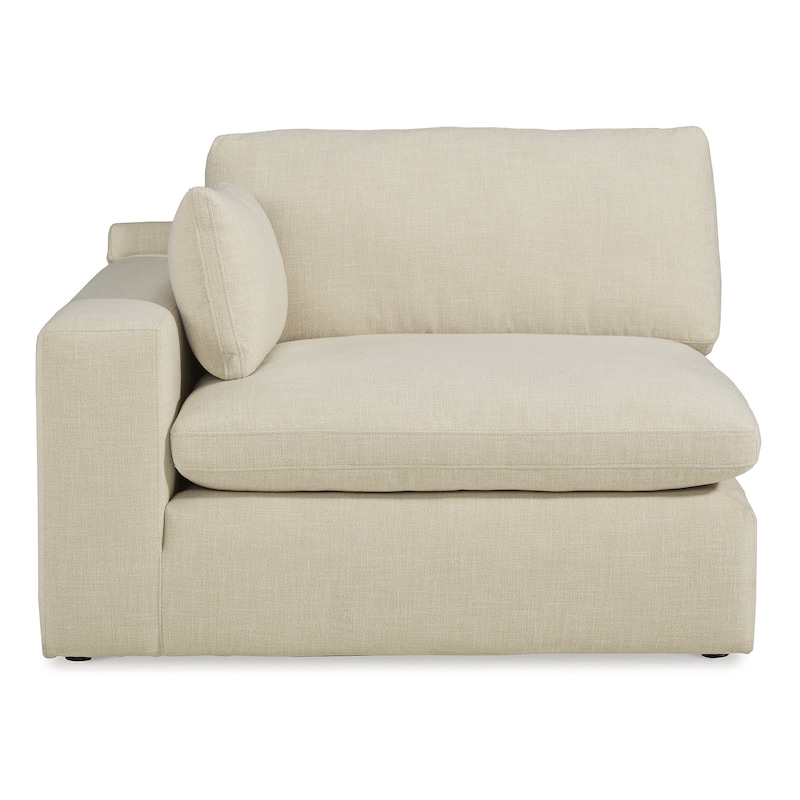 Signature Design by Ashley Elyza Beige 3-Piece Sectional with Chaise - 144" W x 68" D x 36" H