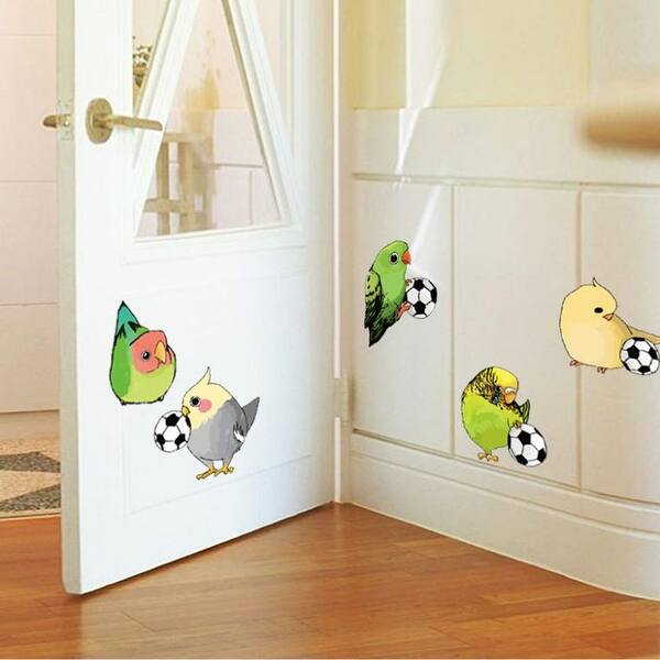 Shop Unique Bargains Diy Flower Birds Design Removable Wall
