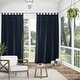 preview thumbnail 45 of 99, ATI Home Indoor/Outdoor Solid Cabana Tab Top Curtain Panel Pair