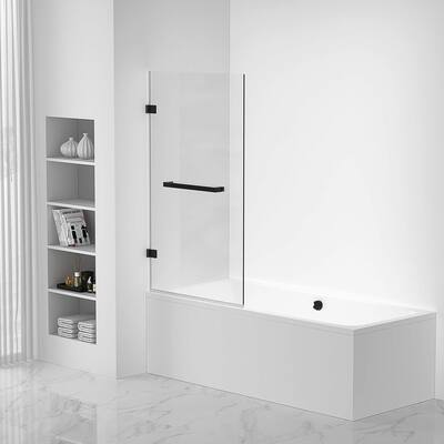 Fine Fixtures Tub Door Pivot Frameless Tempered Glass