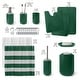 preview thumbnail 62 of 68, Clara Clark 23 Piece Complete Bathroom Accessories Kit With Shower Curtain and Rug Set