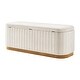 preview thumbnail 23 of 27, NPD Furniture Clinton Chenille Storage Bench
