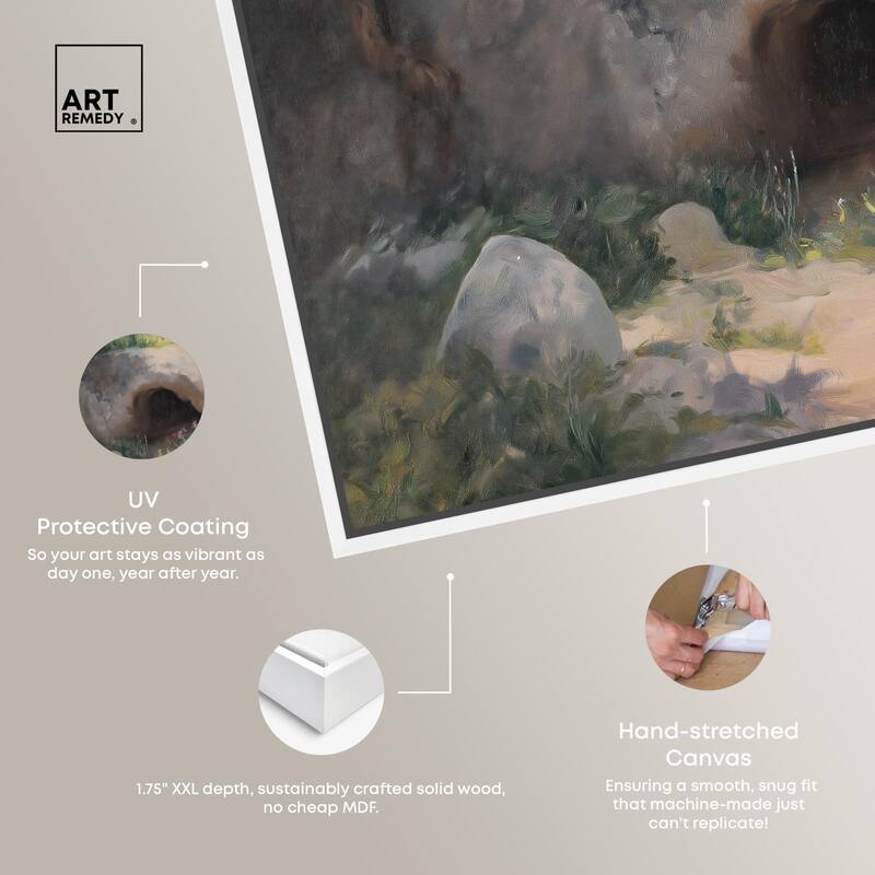 Cave of Secrets Canvas by Art Remedy