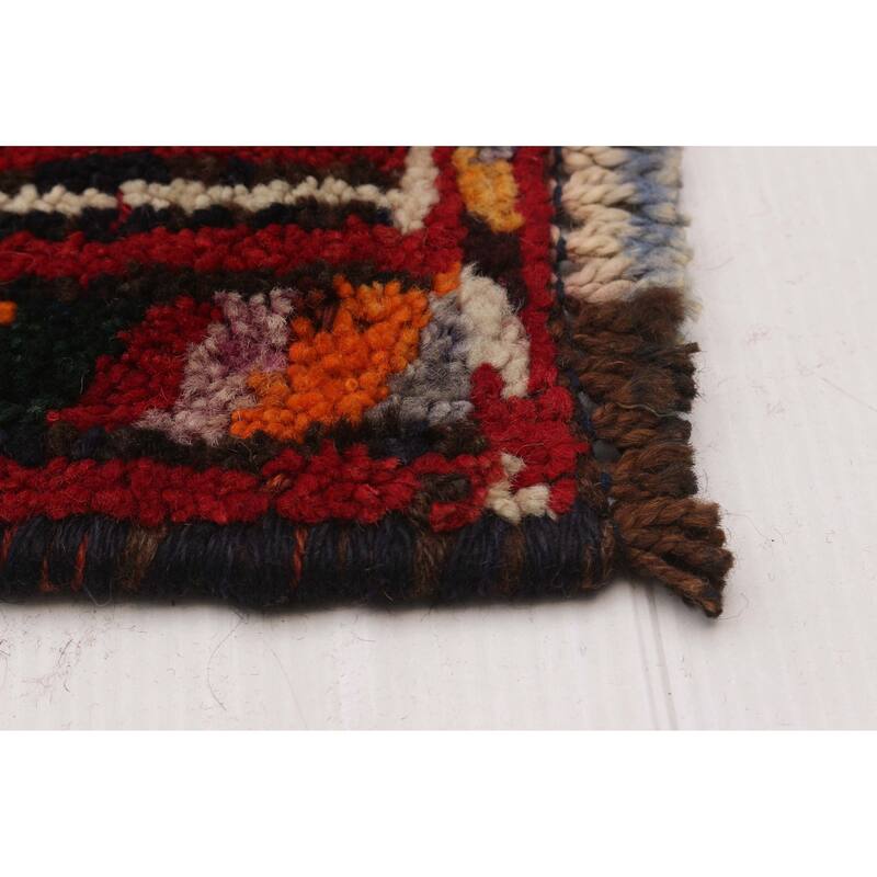 ECARPETGALLERY Hand-knotted Melis Vintage Red Wool Rug - 4'8 x 13'6