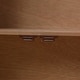 preview thumbnail 15 of 14, Farmhouse White and Natural Wood Cathedral Storage Wall Cabinet - 23.6" H x 18.9" W x 8.27" D