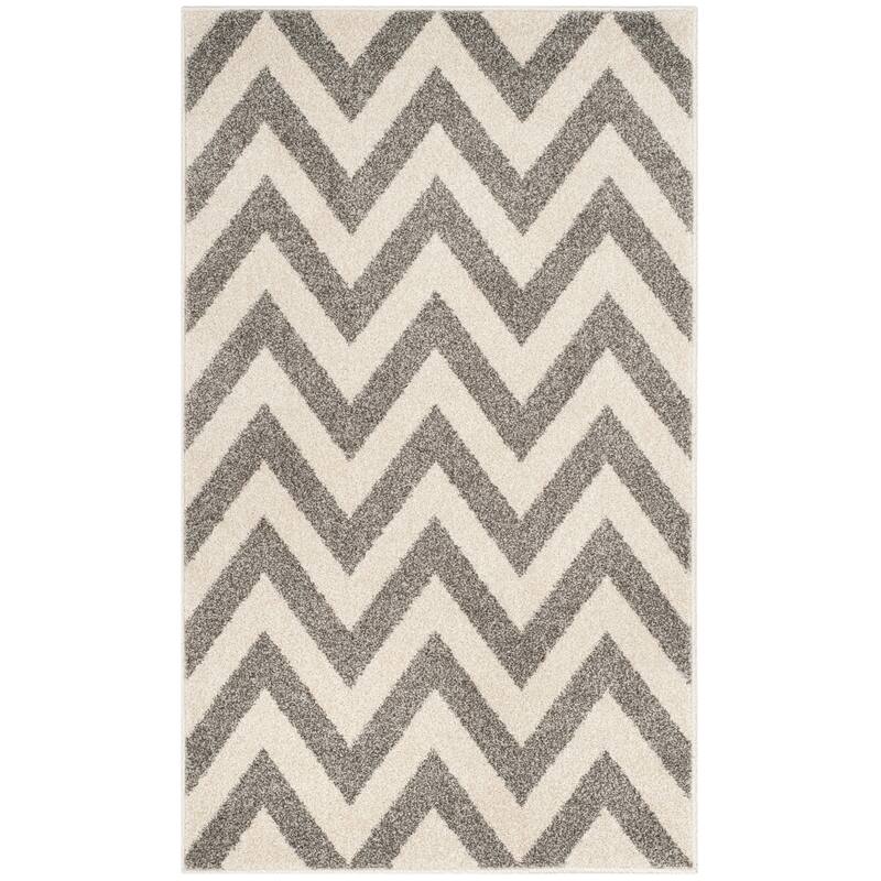 SAFAVIEH Amherst Rinny Modern Rug - 2'6" x 4' - Dark Grey/Beige