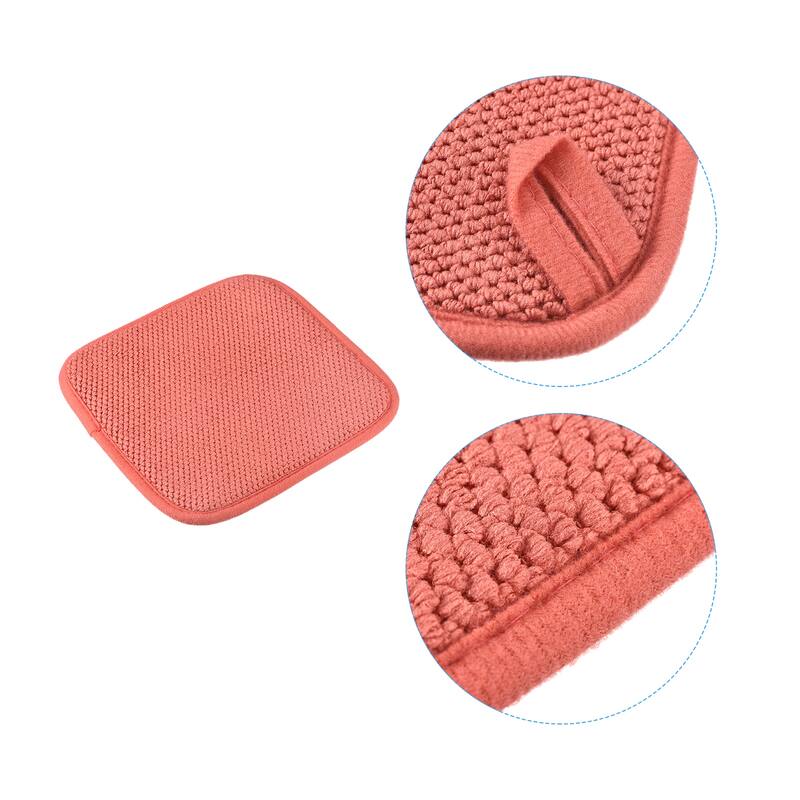 Dish Drying Mat, 7.87" x 7.87" Microfiber Absorbent Dishes Drainer Mat