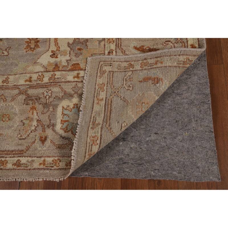Vegetable Dye Oushak Turkish Area Rug Handmade Oriental Wool Carpet - 6'0"x 9'0"