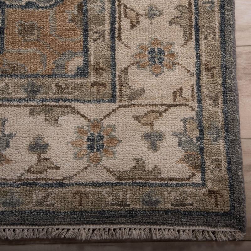 Alora Decor Lush Medallion Hand Knotted Wool Area Rug