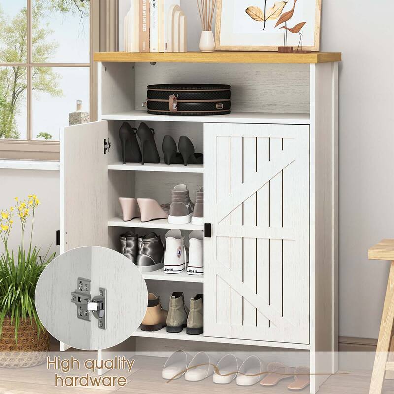 Shoe Cabinet with Sliding Doors,Space-saving and Multi-functional Storage for Home Decor