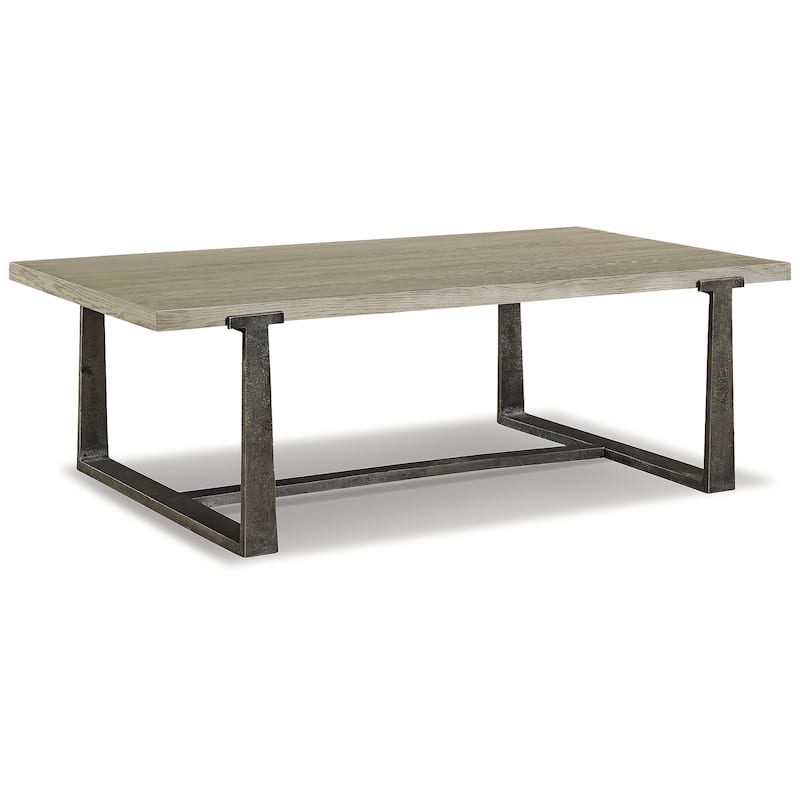 Signature Design by Ashley Dalenville Beige/Gray Coffee Table - 55"W x 32"D x 17"H