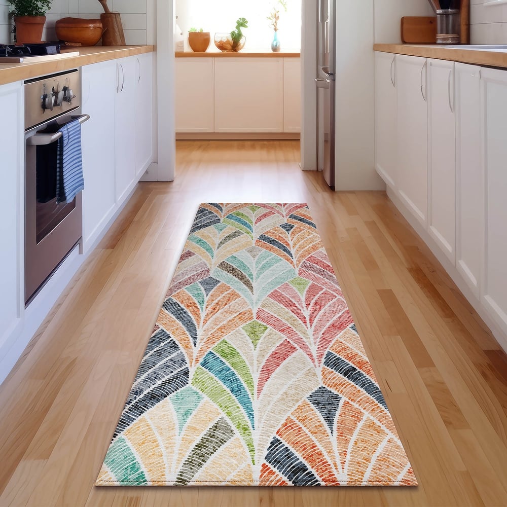 Premium Washable Super Soft Chic Mosaic Mayfield Rug