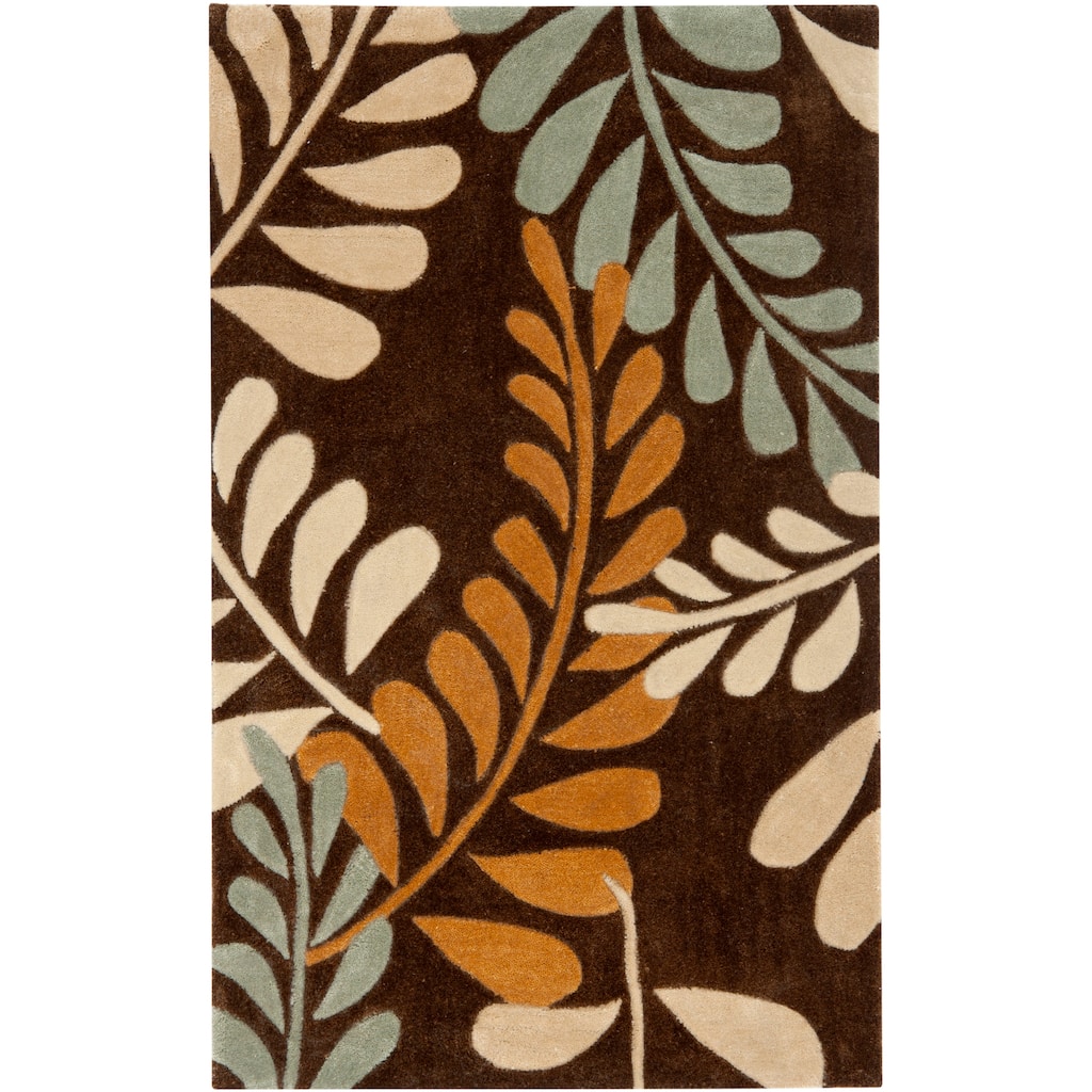 SAFAVIEH Handmade Modern Art Anghard Modern Polyester Rug