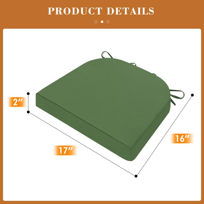 Outdoor Seat Waterproof Chair Cushion for Patio Furniture