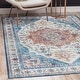 preview thumbnail 94 of 204, Gertmenian Crystal Print Washable Digital Printed Flat Pile Polyester Slip Resistant Area Rug Collection