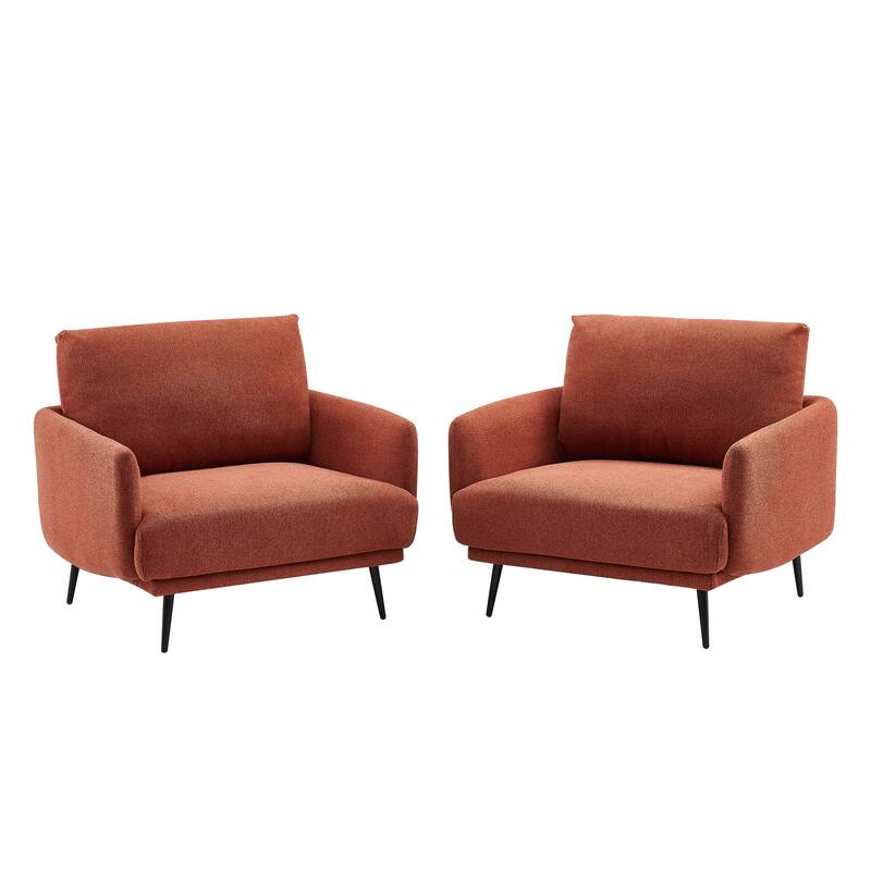 Karaka 37.5"W Oversized Armchair Leisure Sofa Accent Chair (Set of 2)